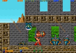 une photo d'Ã©cran de Rastan Saga 2 sur Arcade